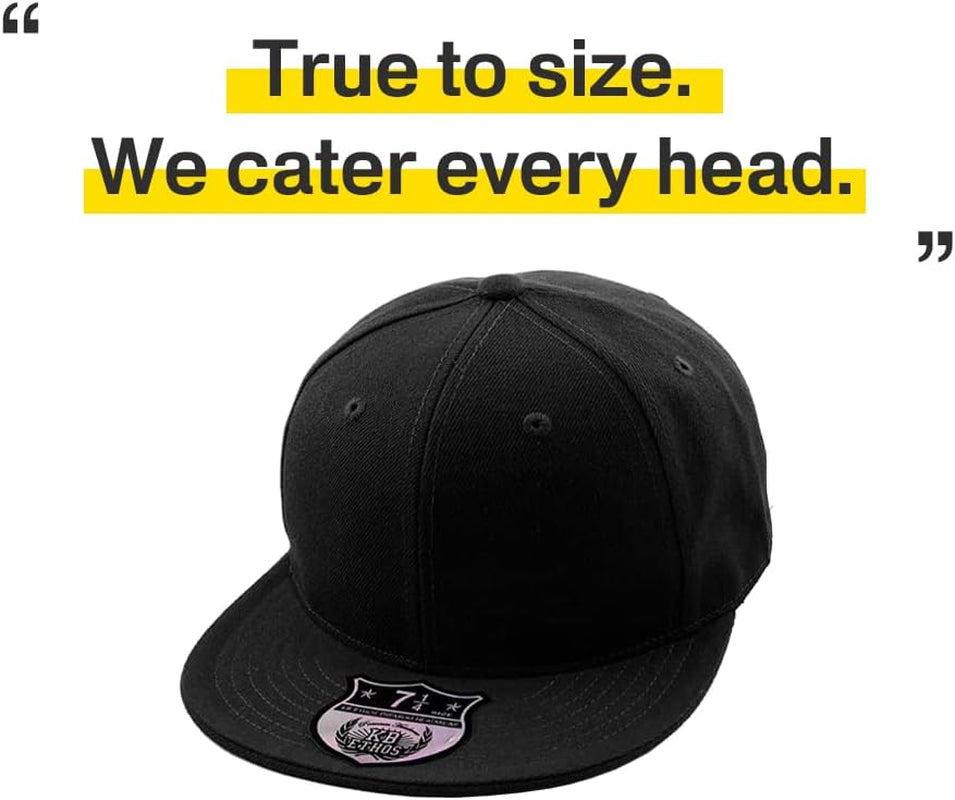 ® Original 6 Panel Flat Brim True-Fit Fitted Cap
