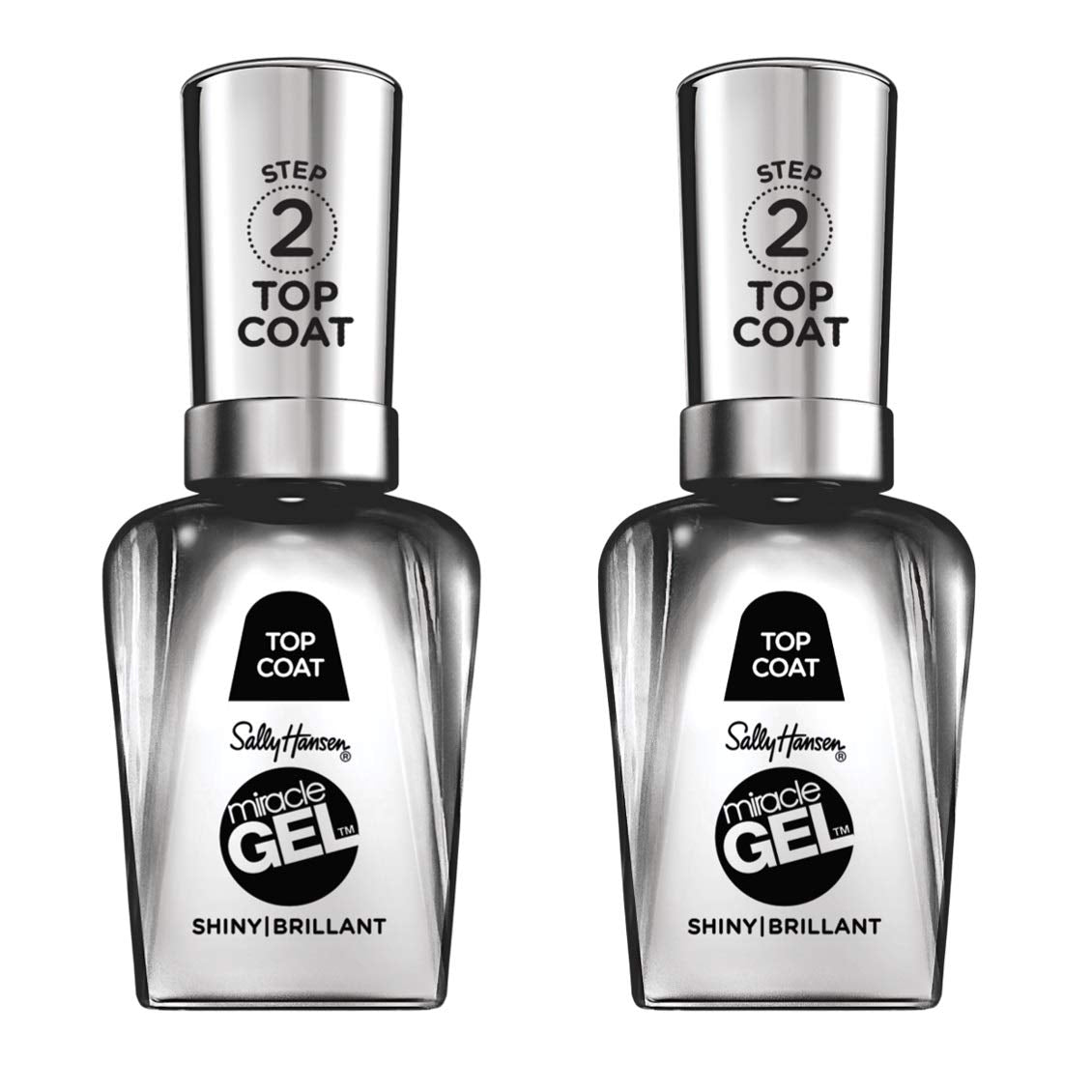 Miracle Gel™, Clear Top Coat 101, Long Lasting, Gel-Like Formula, No UV Lamp Needed, Clear Nail Polish
