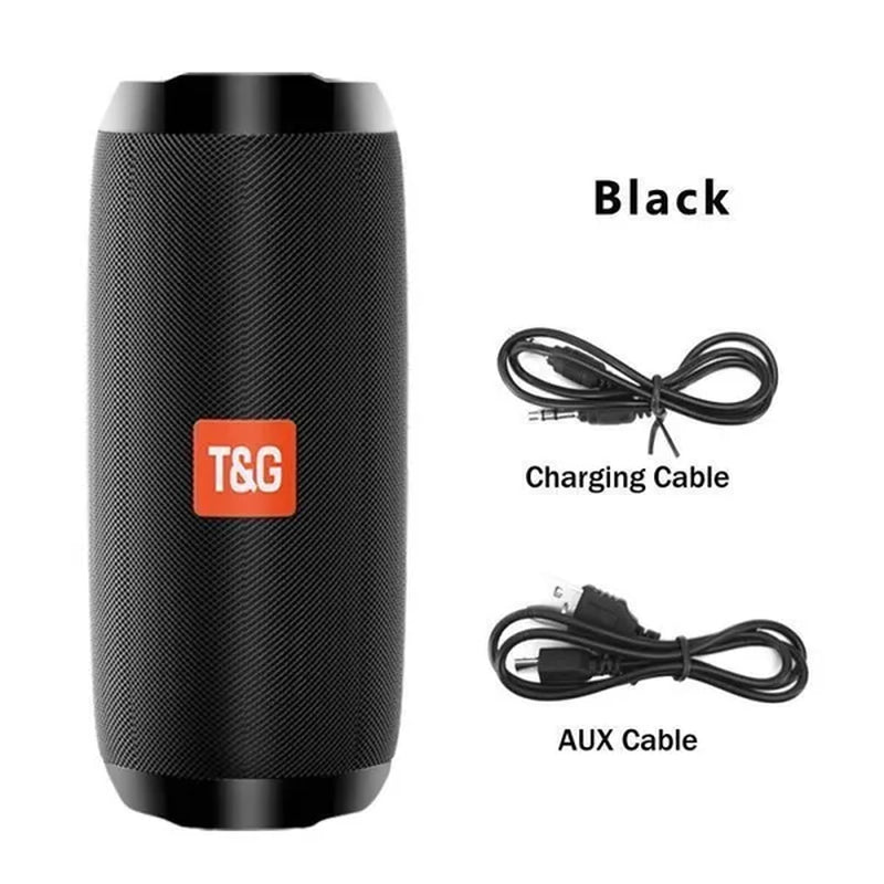 Bluetooth Speaker Outdoor Portable Waterproof Wireless Audio Multifunction Stereo Bass USB/TF/FM Radio Loud