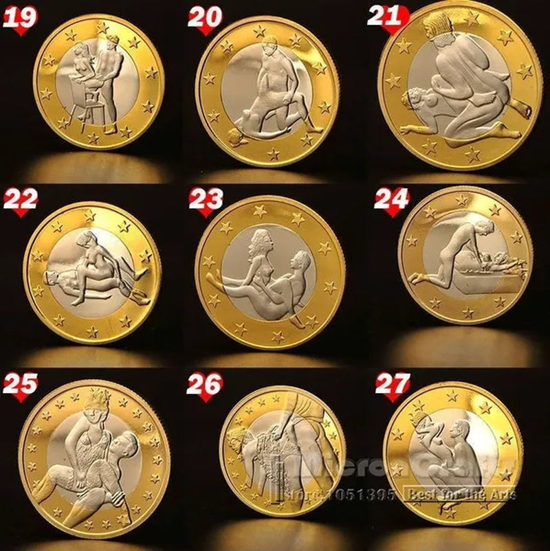 Germany Euros Coins Mix Pure Gold Coins Euro Coins Cool Maclife Couple Commemorative Coin