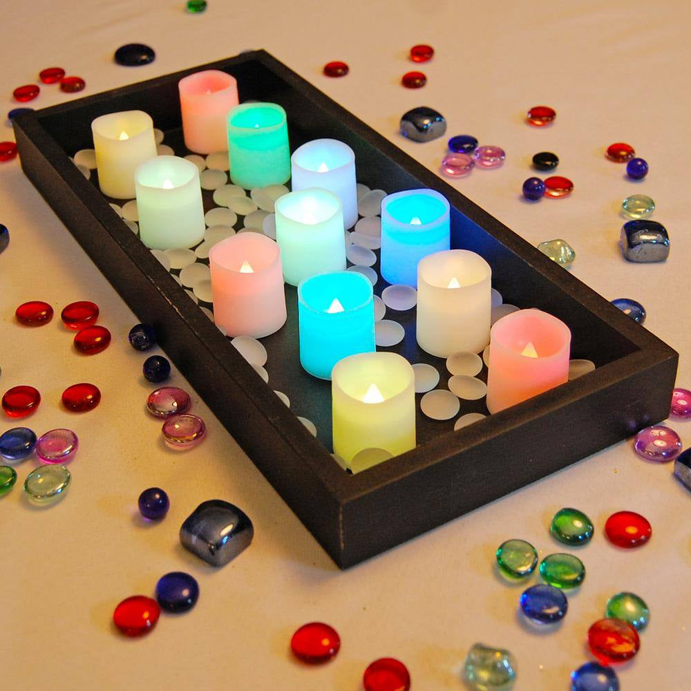 1.5 In. H Color Changing Votive LED Candle (Set of 12)