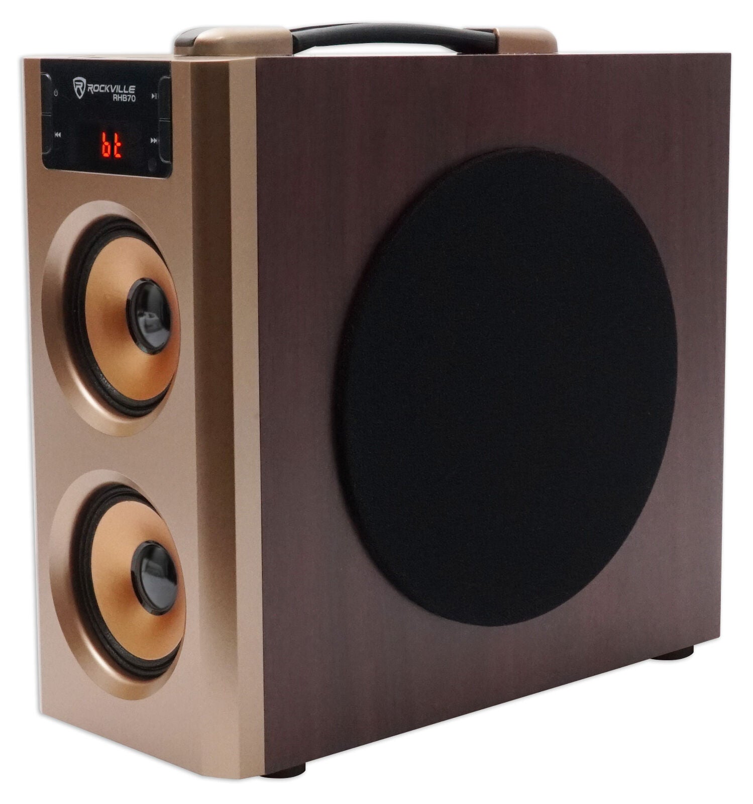 Rockville RHB70 Home Theater Compact Powered Speaker System W Bluetooth/Usb/