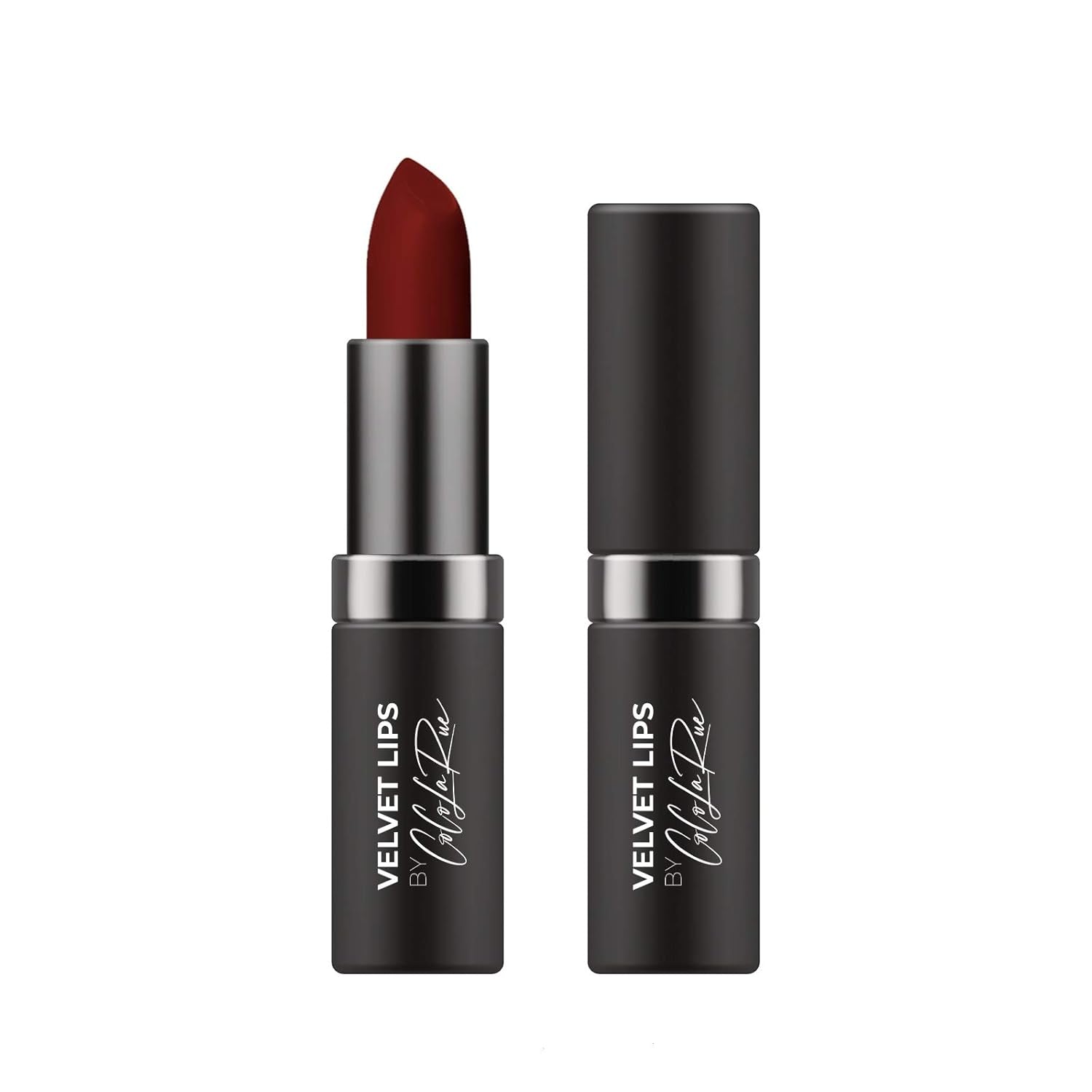 Coco La Rue Creamy Velvet Lipstick Lustrous Mauve Lipstick, High-Shine Plumping Lip Balm, Hydrating Lip Color (CLR-C 375 Vixen)