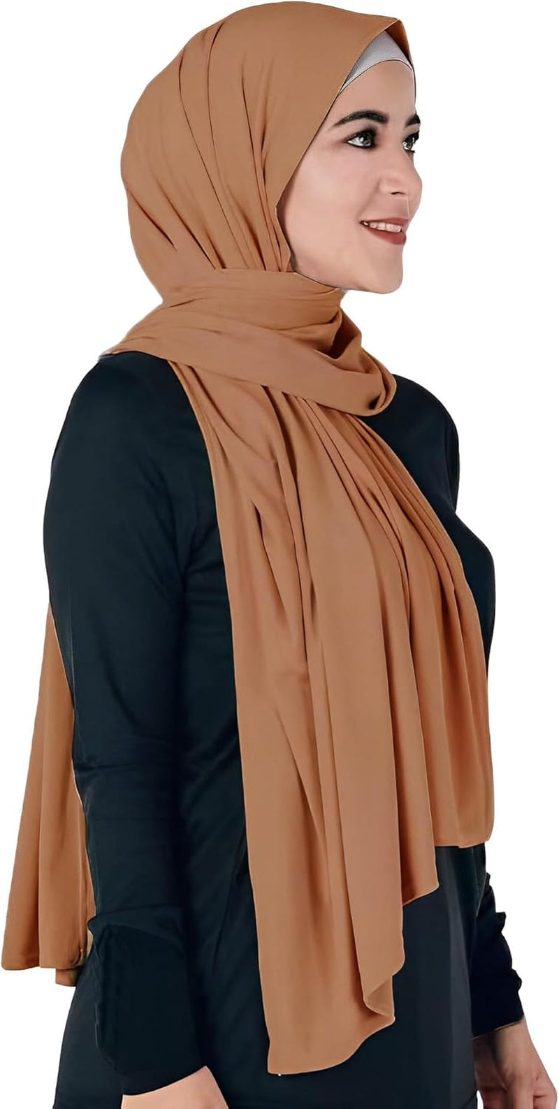 Non-See-Through Premium Jersey Maxi Hijab Head Scarf Wrap for Muslim Women