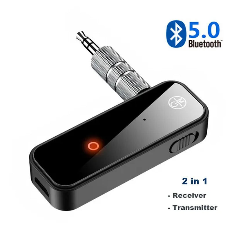2 in 1 Wireless Bluetooth 5.0 Receiver Transmitter Adapter 3.5Mm Jack for Car Music Audio Aux A2Dp Headphone Reciever Handsfree