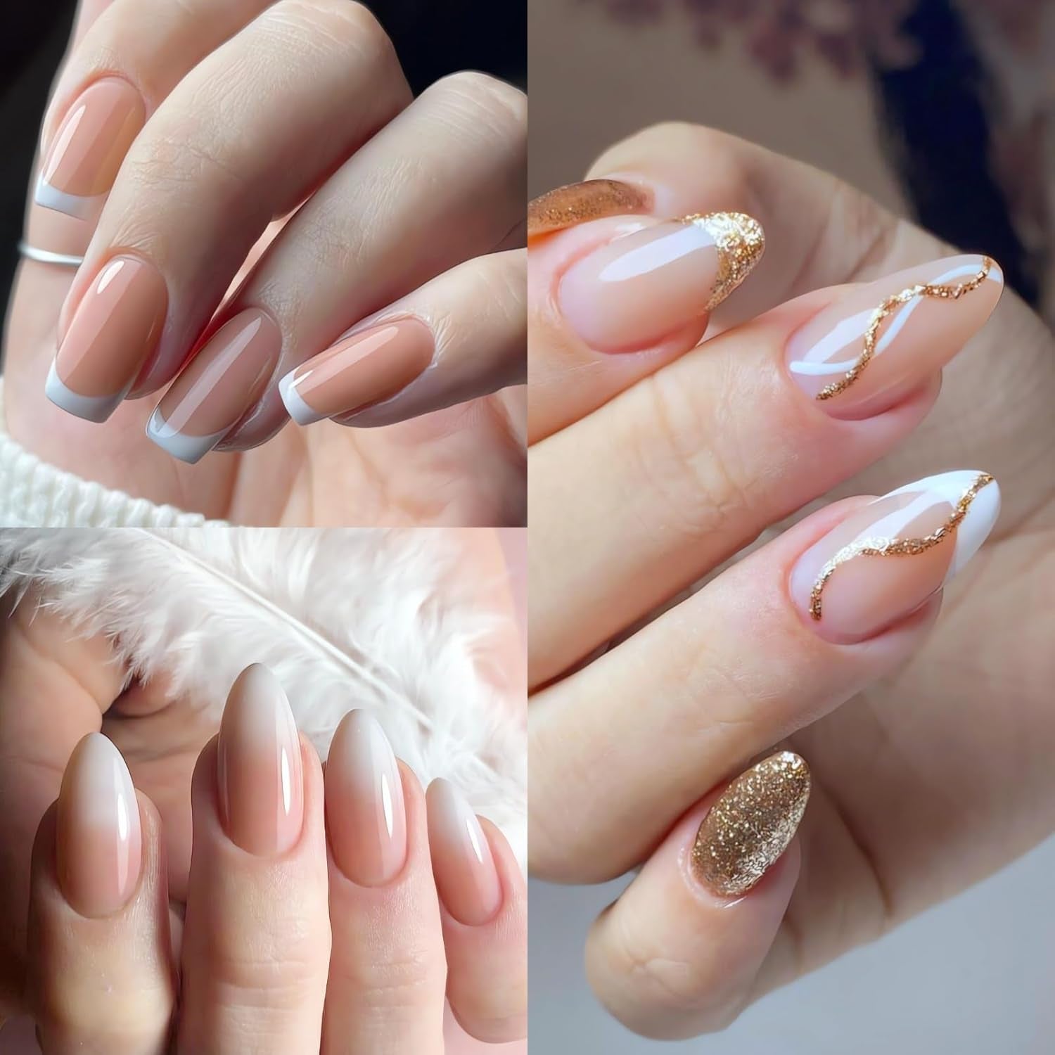 Sheer Nude Gel Polish Natural Jelly Gel Nail Polish Light Neutral Color Translucent Gel Polish Skin Tone Soak Off U V Gel for Nail Art French Manicure at Home 0.51 Fl Oz /GB56