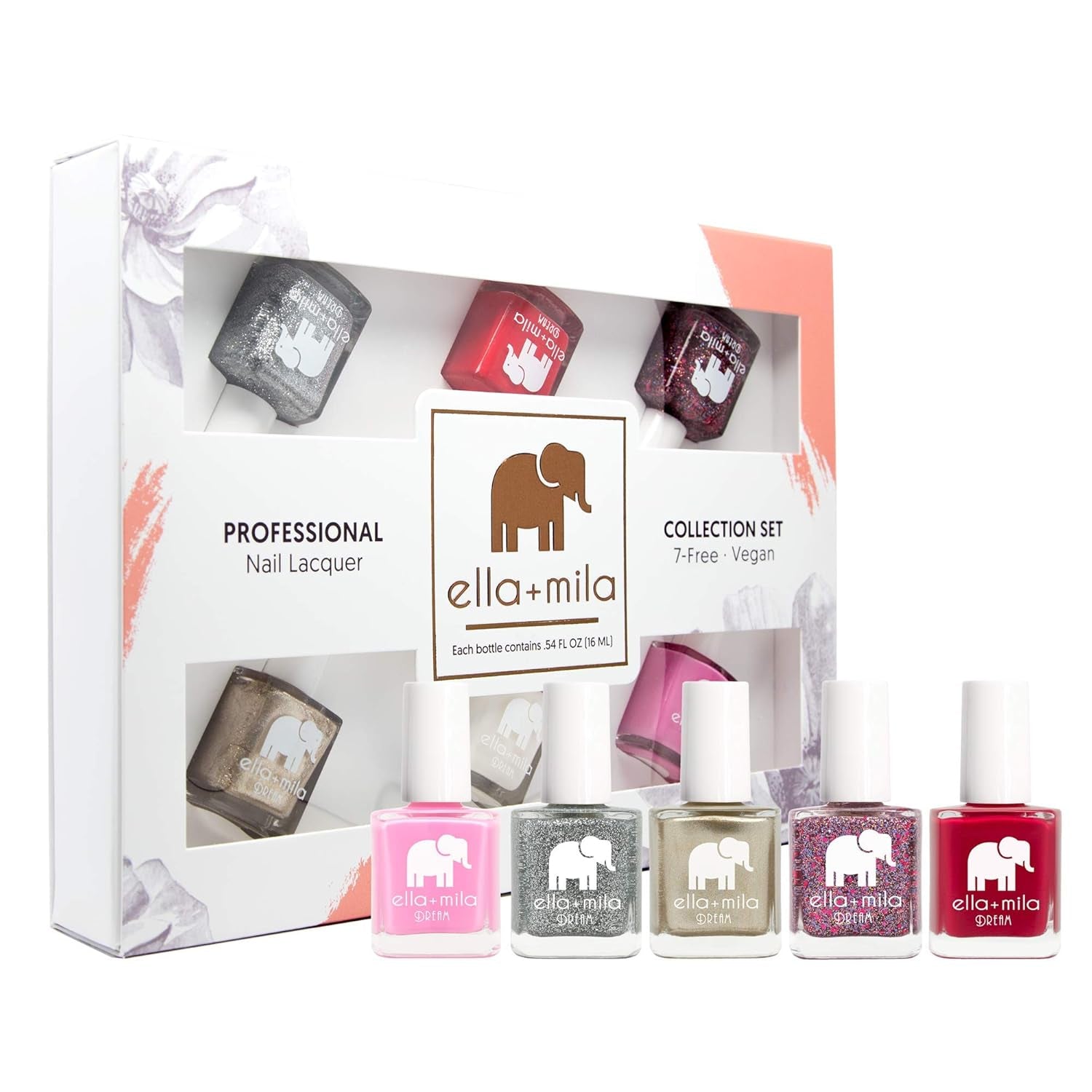 Professional Nail Polish Set - Quick Dry Nail Polish - Long-Lasting & Chip Resistant Nail Polish Kit (Dream Collection B - 6 Pack - 0.45 Fl Oz Each)