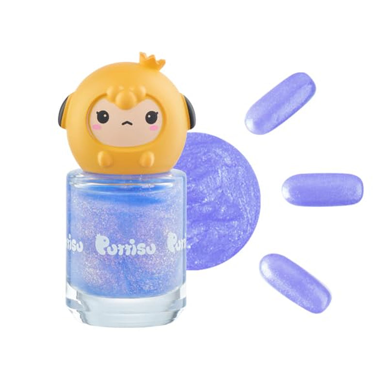 Bling Pang Pang Nail Polish High-Gloss Pearl Sticker Type Water-Based, Peelable, Non-Toxic (B01 Twinkle Pink)
