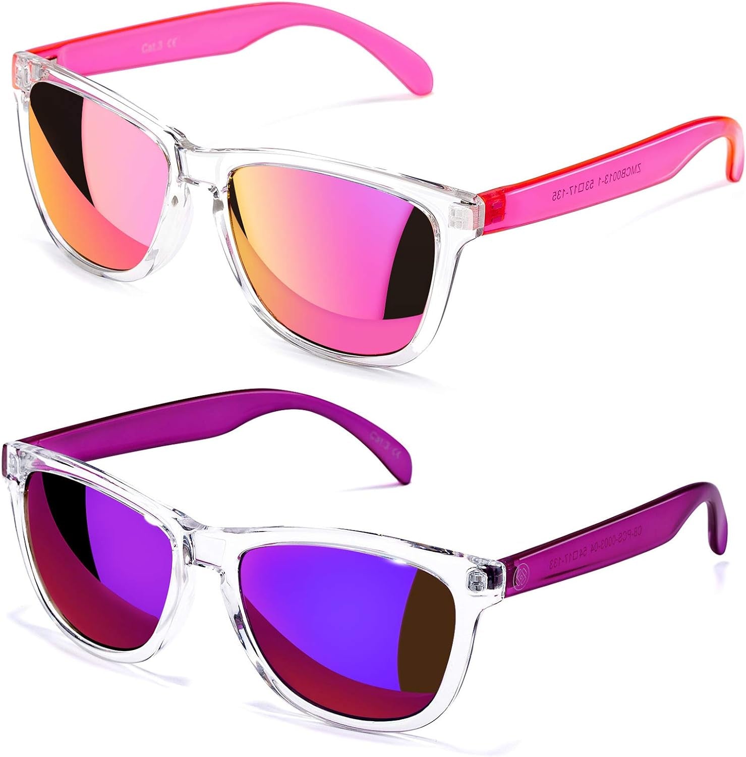 Womens Sunglasses UV400 Mirrored Lens, Fit for Outdoor, Vacation, Driving