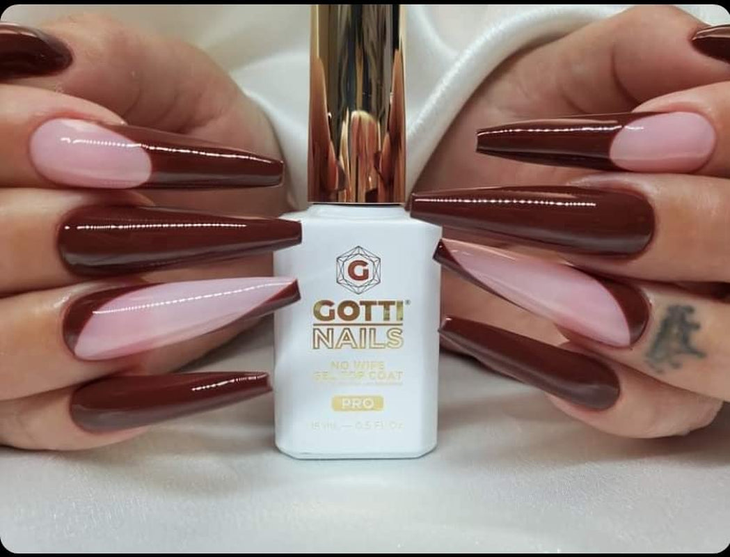 BEST No Wipe Gel Top Coat .5oz 15ml. Super Shiny High Gloss Polish LED UV Soak Off