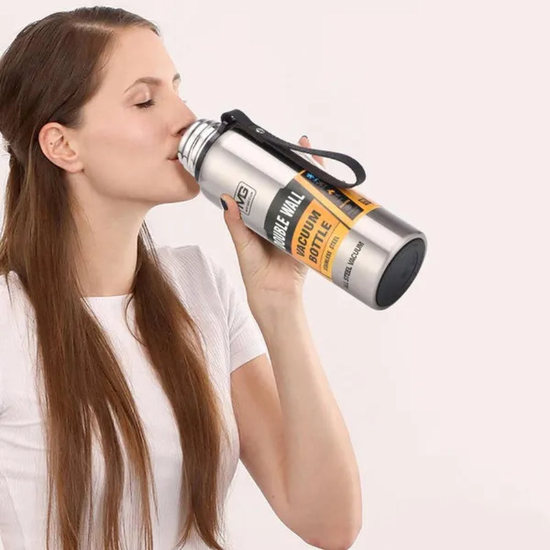 Hiking Double Wall Thermocup Stainless Steel Vacuum Flasks Thermos Cup Coffee Tea Milk Travel Mug Thermo Bottle Gifts
