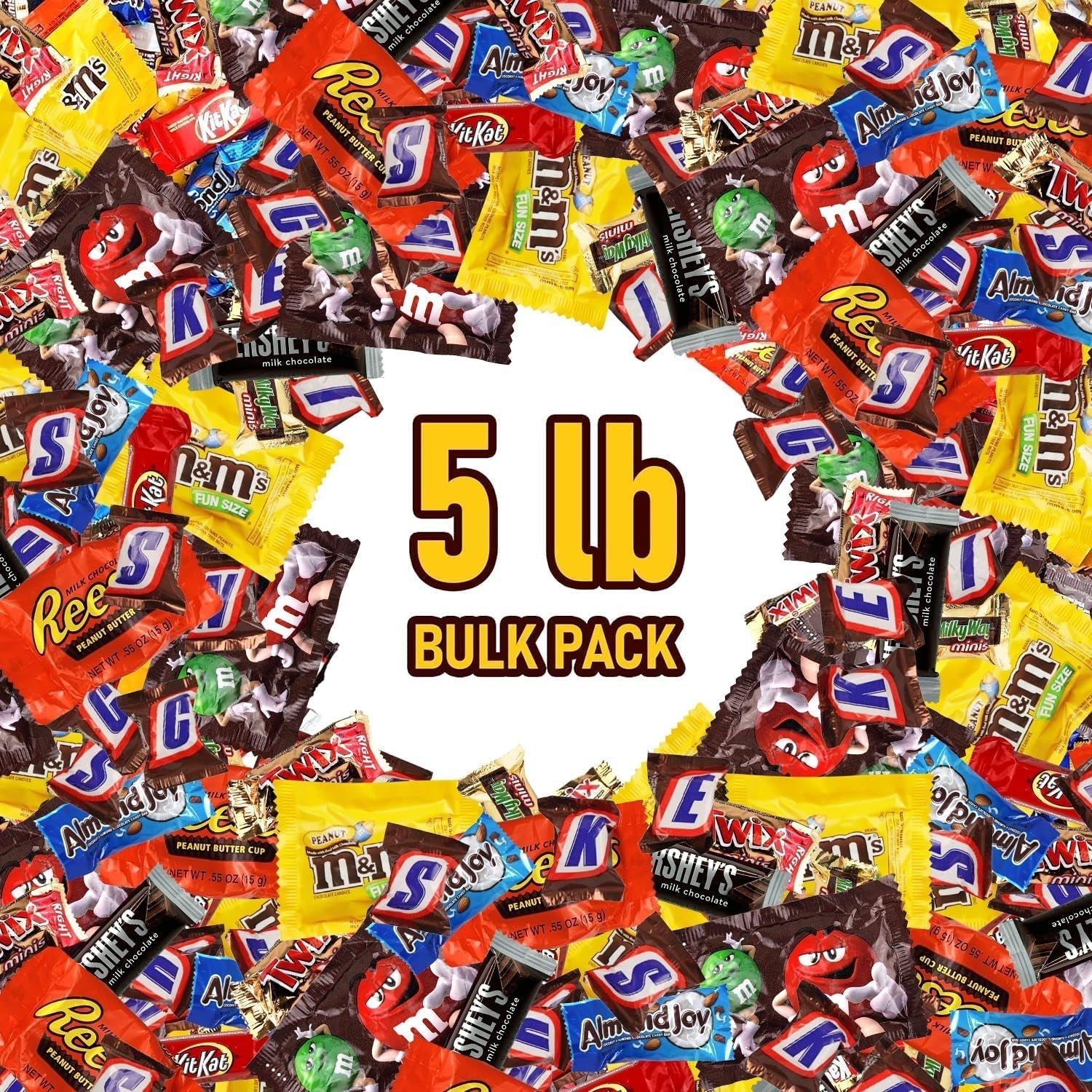 Candy Variety Pack – 5 Lb Bulk Candy – Stunning Snacks Variety Pack – Bulk Candy Individually Wrapped