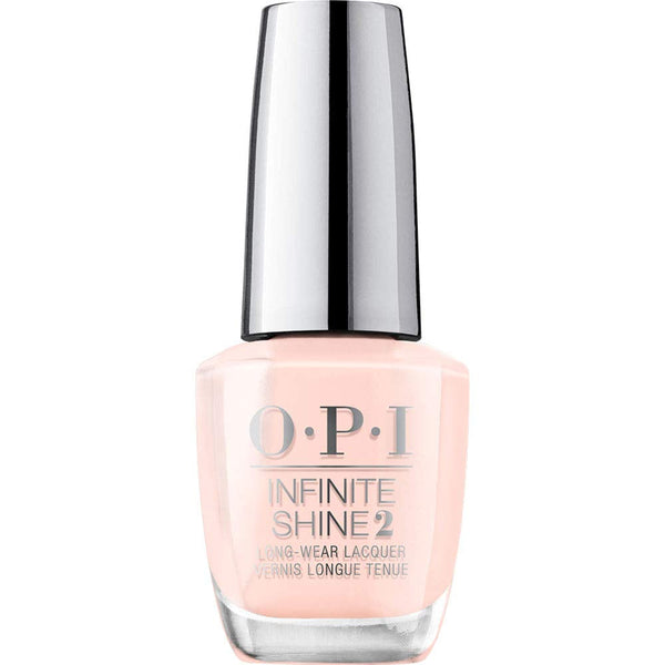 OPI Infinite Shine 2 Long-Wear Nail Lacquer, Sheer Soft Hint of Pink Crème Finish Nude Nail Polish, up to 11 Days of Wear, Chip Resistant & Fast Drying Gel-Like Polish, Bubble Bath, 0.5 Fl Oz