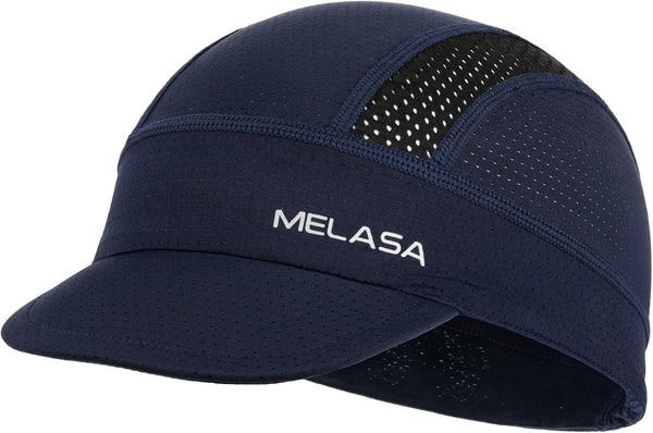 Cycling Cap, Cooling Skull Cap Helmet Liner with Sun Visor, Sun Protection Running Bike Cap for Men Women under Helmet