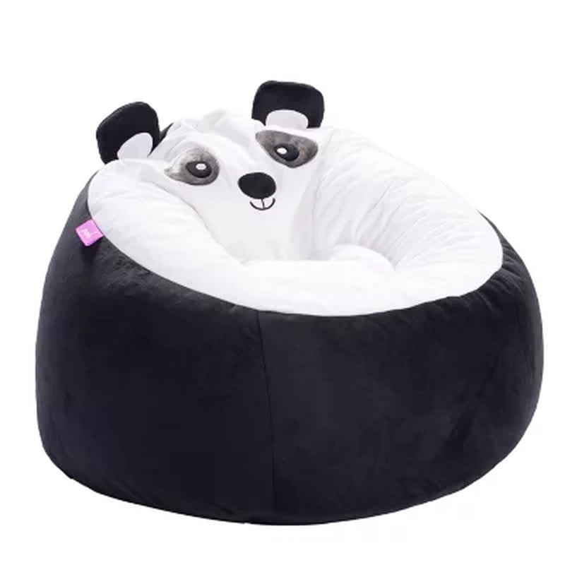 Posh Creations Panda Bean Bag Chair for Kids