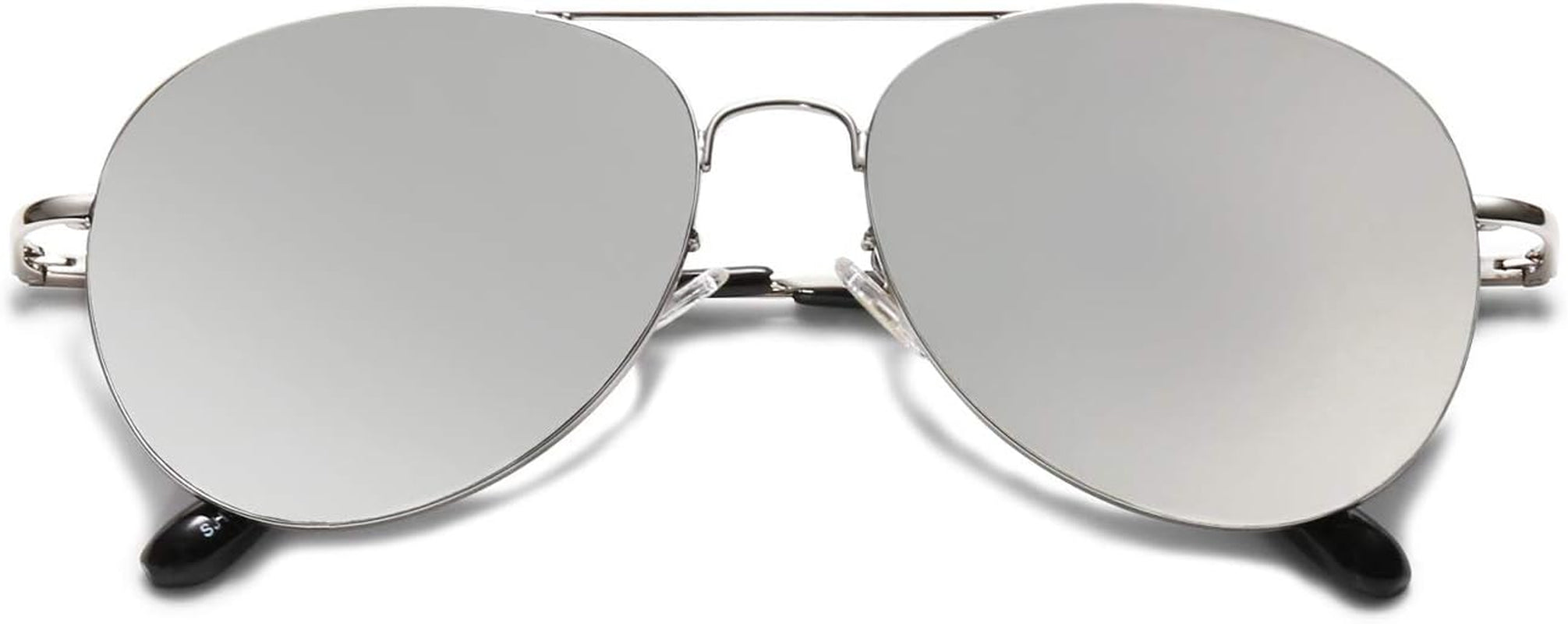 Classic Aviator Sunglasses for Women Men Metal Spring Hinges SJ1030