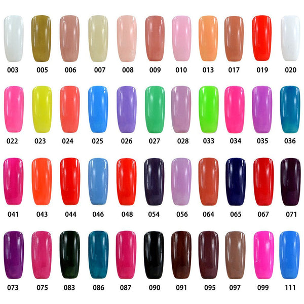 Soak-Off UV LED Gel Polish Nail Art Manicure Lacquer Deep Pink Color 034