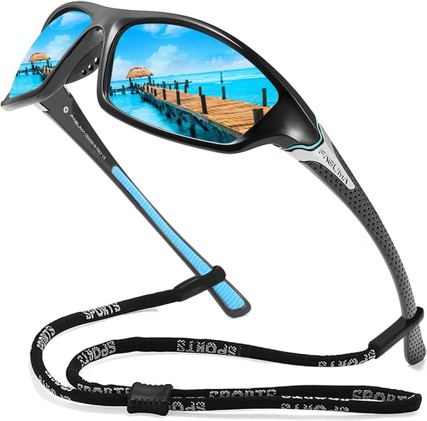 Sports Polarized Sunglasses for Men Cycling Driving Fishing UV400 Protection