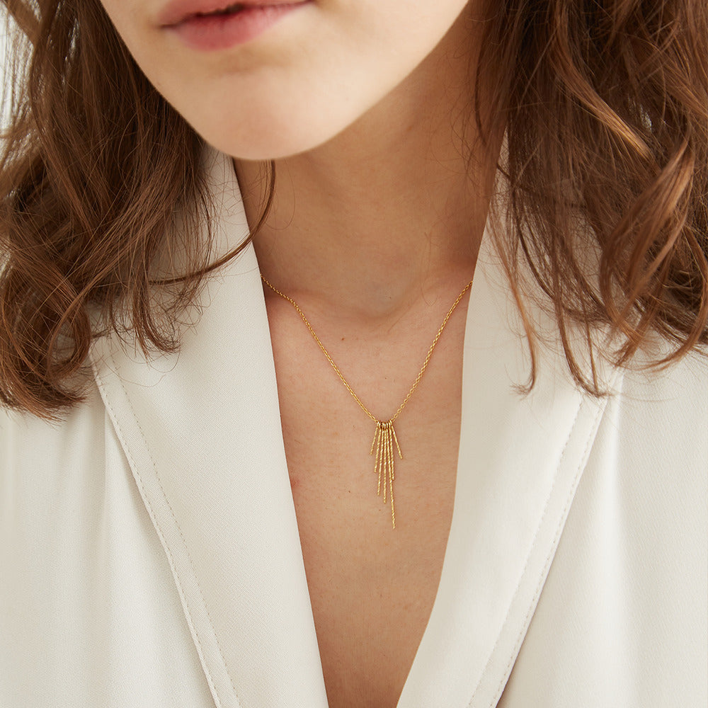 Women'S Fashion Tassel Clavicle Chain Necklace