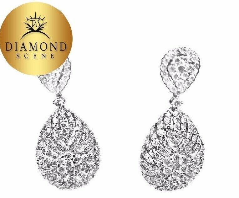 DIAMOND ROUND BRILLIANT SHAPE EARRING