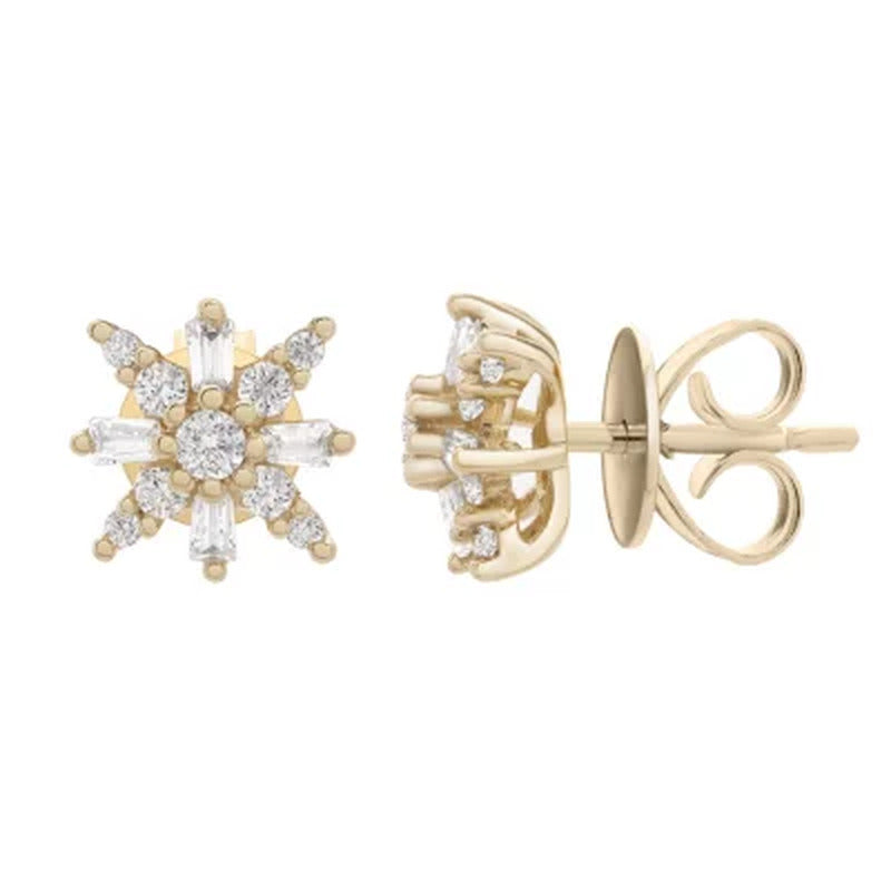 0.25 CT. T.W. Diamond Earrings in 14K Yellow Gold