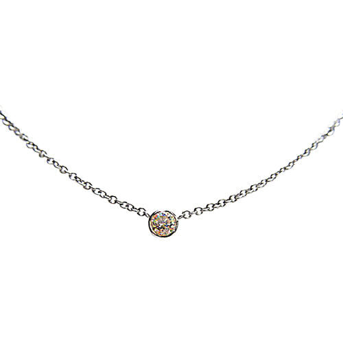 DIAMOND ROUND BR BEZEL SET PENDANT INCLUDED 16 INCH CH