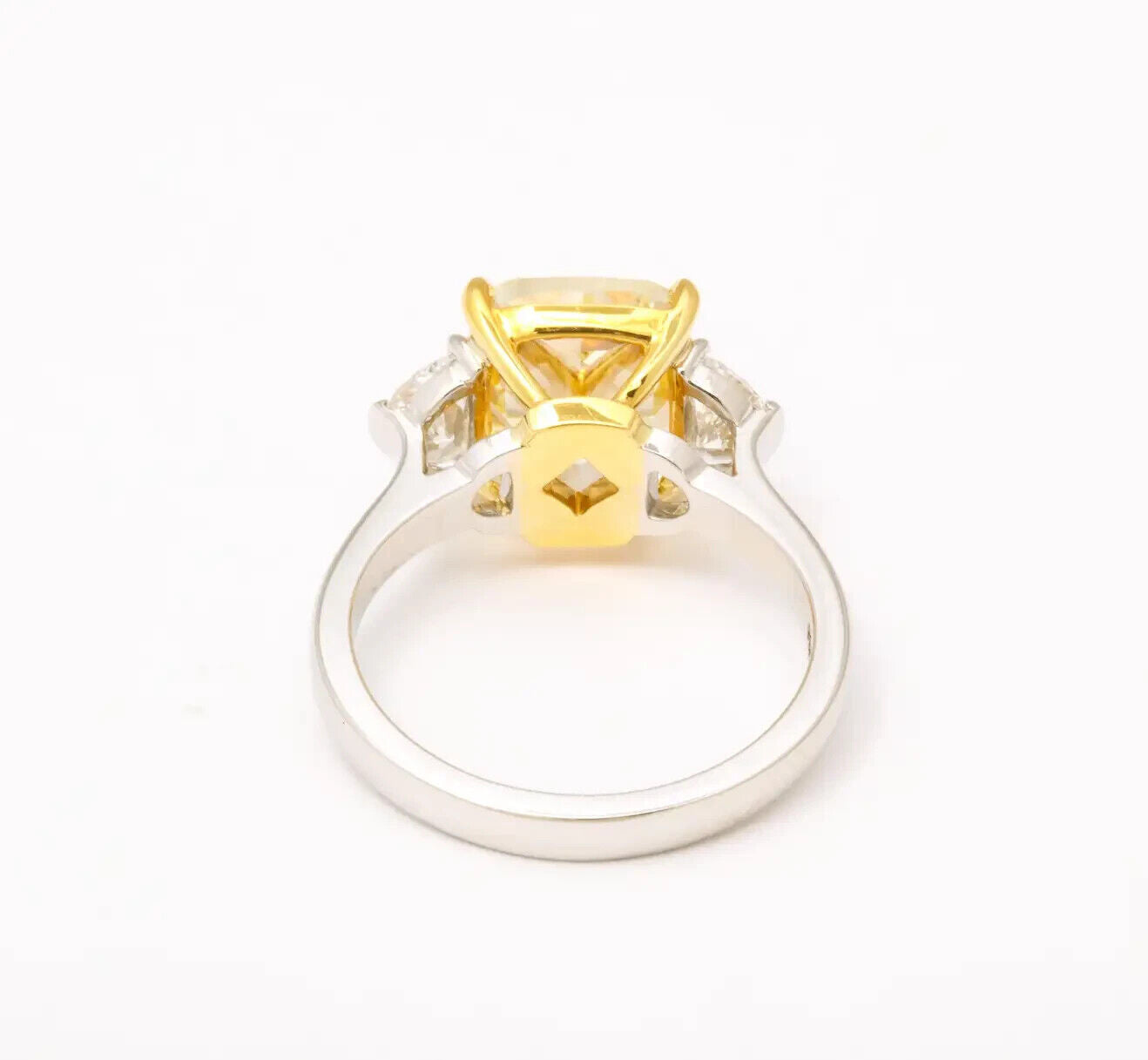 5 carat Yellow Diamond Ring Gia