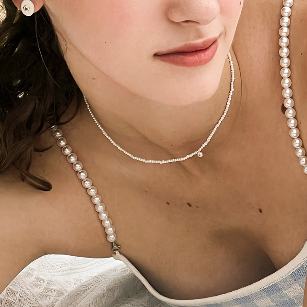 Women'S Niche Design Retro Pearl Necklace