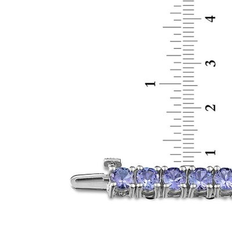 Tanzanite Bracelet in Sterling Silver