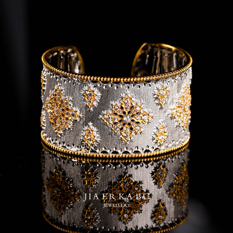 European and American Retro Classic Snowflake Bracelet