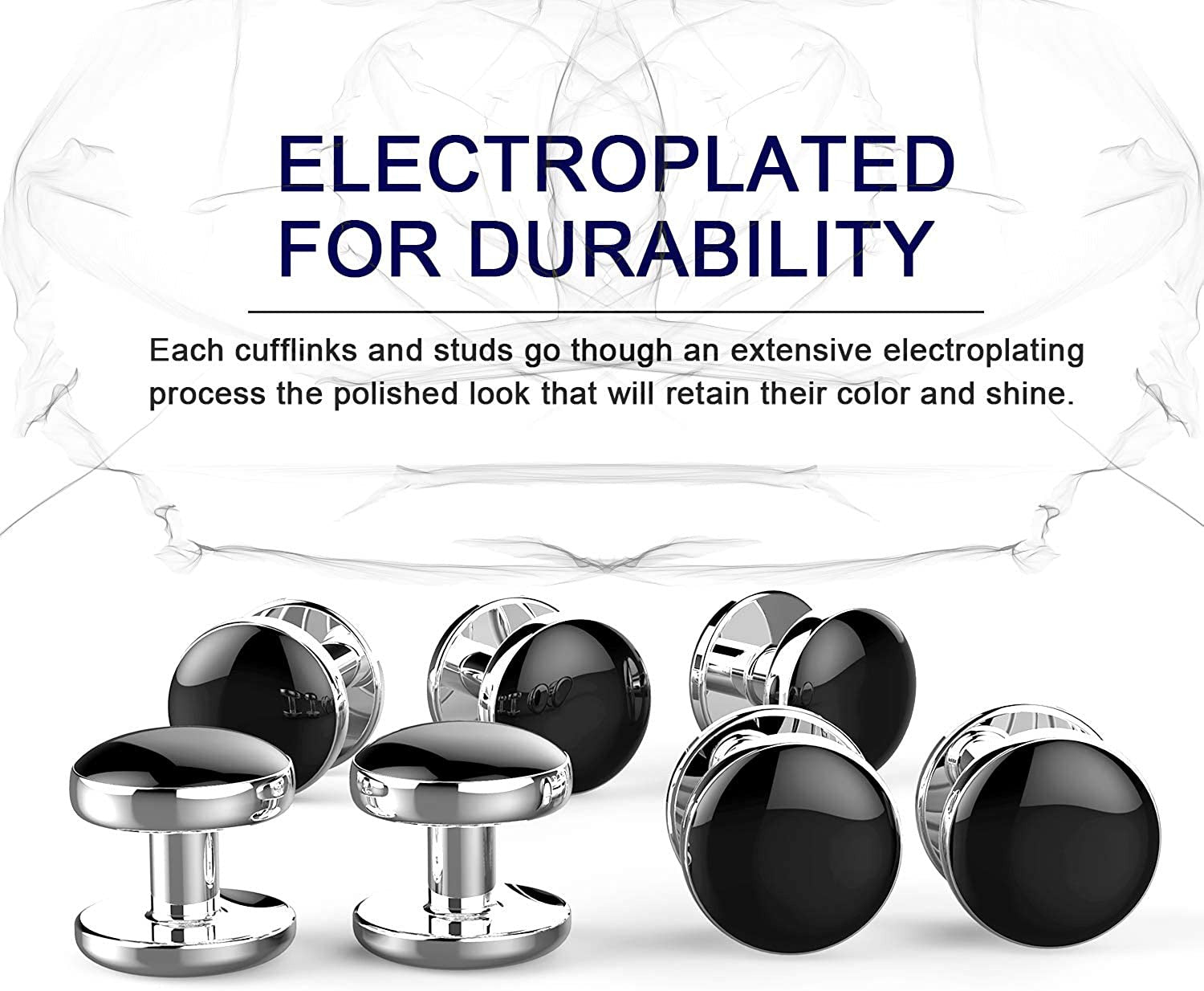 Stainless Steel Cuff Links Classic Tuxedo Shirt Cufflinks & Shirt Accessories Un