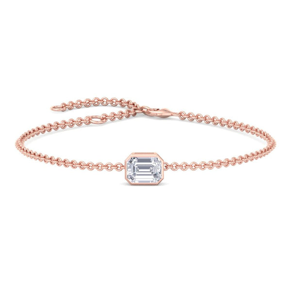 Tokyo - Emerald Cut Diamond Bracelet