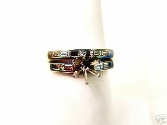 .73 Ct Diamond Baguette Channel Engagement Ring