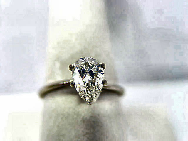 CERTIFIED 9.69X 6.32X 4.04MM LOOSE PEAR BRILLIANT DIAMOND 1.50 CT H SI2 CLARITY