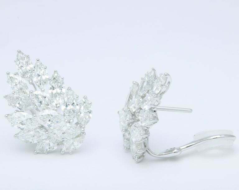 Diamond Cluster Earrings