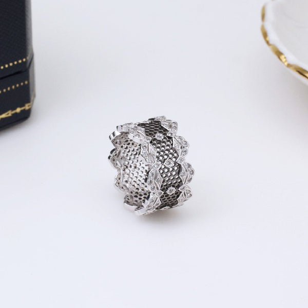 Women'S Gold-Plated Gingko Leaf Ring