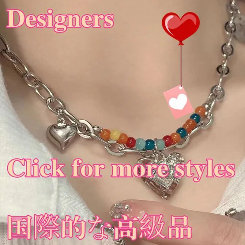 Women'S Fashion Collarbone Necklace Designer Stainless Steel Necklace Gift for G