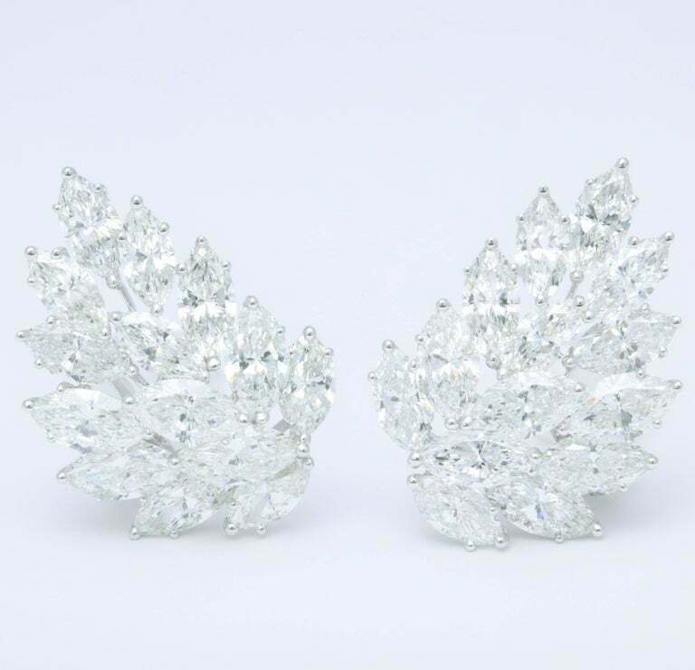 Diamond Cluster Earrings