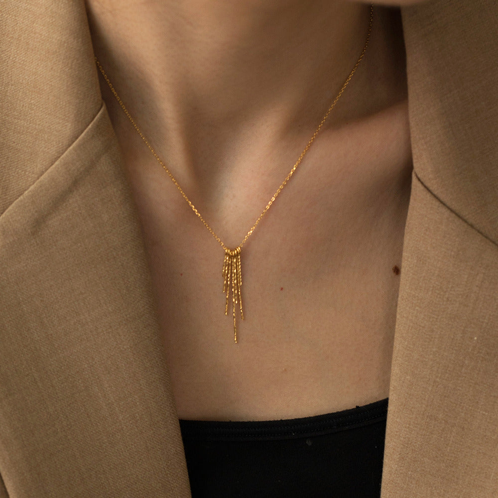 Women'S Fashion Tassel Clavicle Chain Necklace
