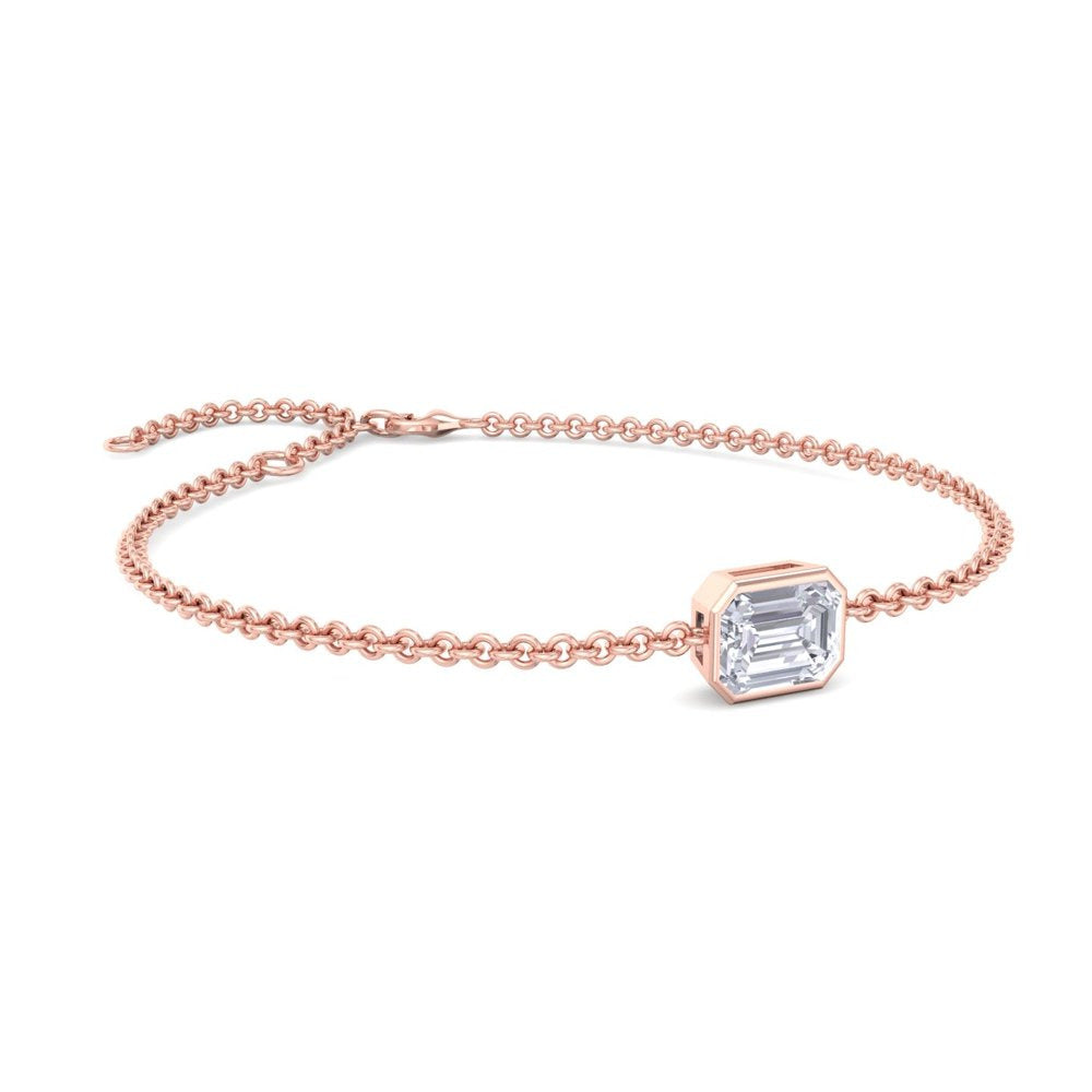 Tokyo - Emerald Cut Diamond Bracelet