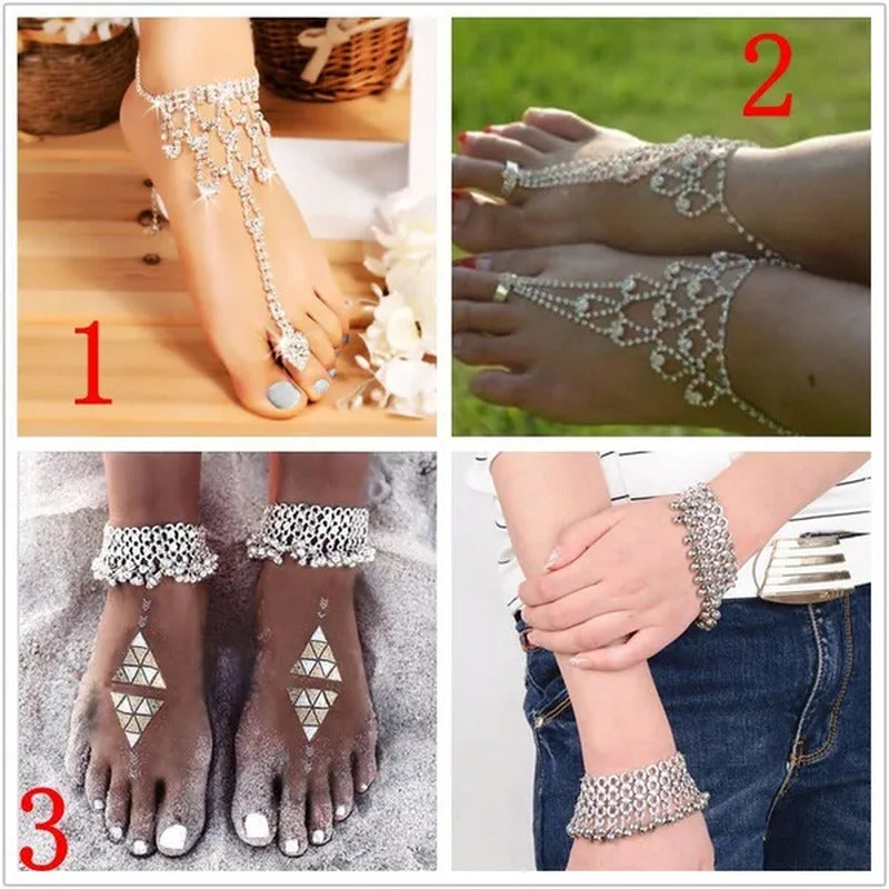 Fashion Women Barefoot Sandal Beach Wedding Foot Anklet