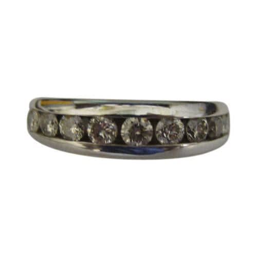 DIAMOND ROUND BRILLIANT CHANNEL SET DIAMOND BAND MENS DIAMOND BAND