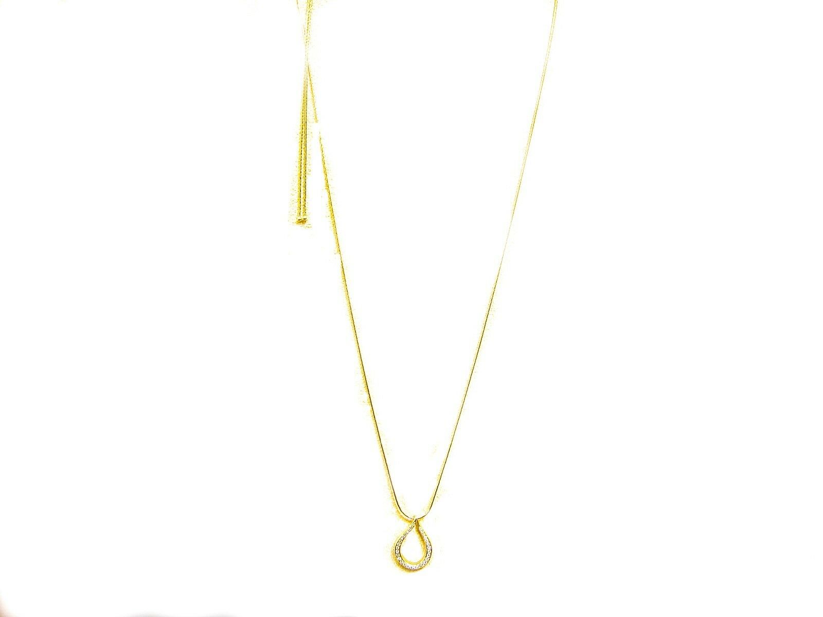 .25 CT DIAMOND HEART 34 INCH ADJUSTABLE BACK NECKLACE