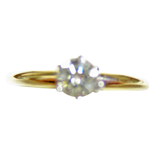 CERTIFIED DIAMOND ROUND BRILLIANT SHAPE SOLITAIRE 6 PRONG