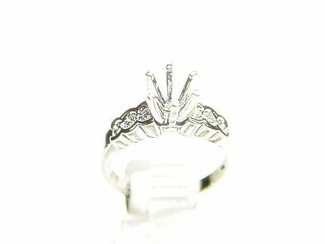 DIAMOND 6 ROUND BRILLIANT HALF BEZEL SET SETTING 6 PRONG