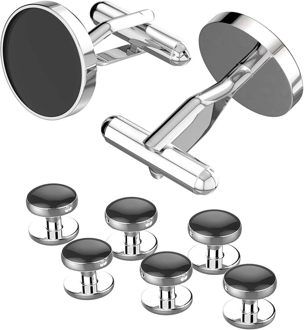 Stainless Steel Cuff Links Classic Tuxedo Shirt Cufflinks & Shirt Accessories Un