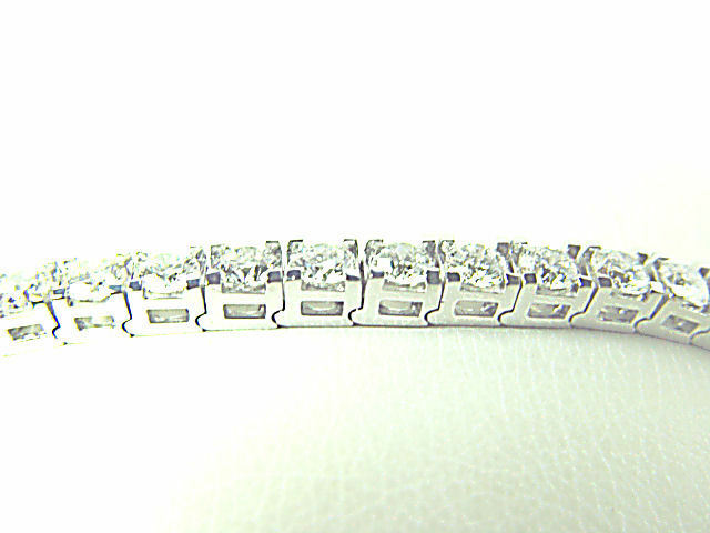 DIAMOND ROUND BR SHAPE 4 PRONG SET TENNIS BRACELET 32 STONE DIAMOND BRACELET