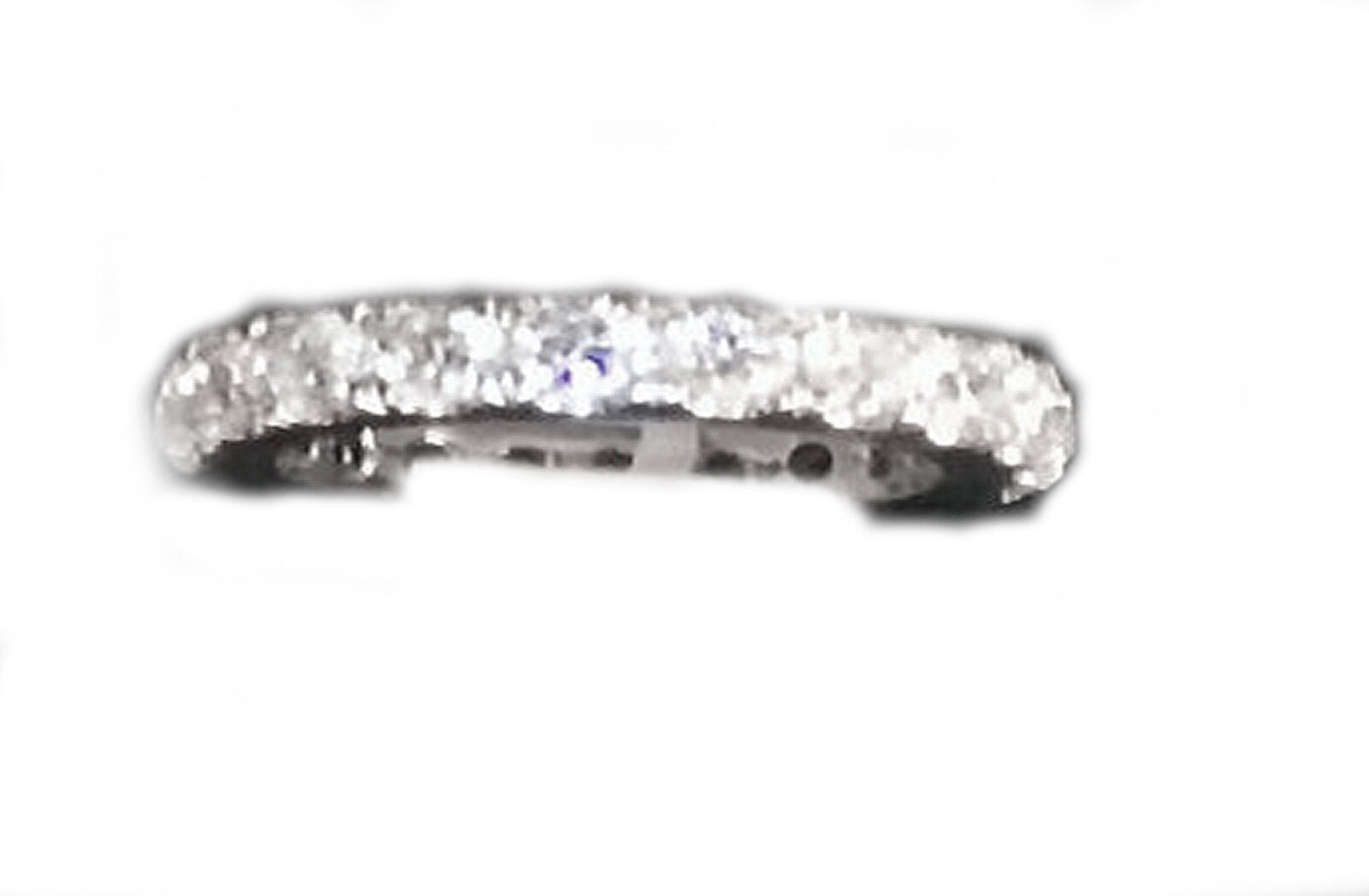 DIAMOND ROUND BRILLIANT SHAPE ETERNITY BAND PRONG SET ALL THE WAY AROUND SET