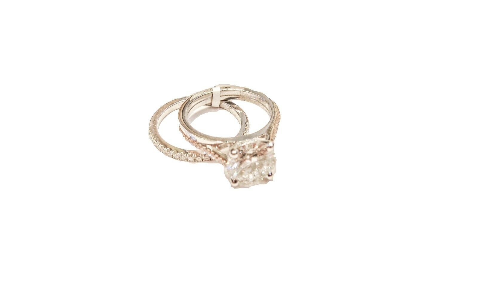 egl certified round brilliant f color grade si2 clarity engagement diamond ring