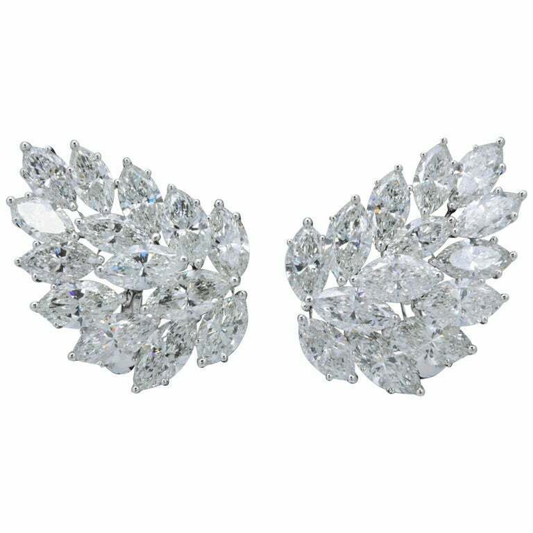 Diamond Cluster Earrings